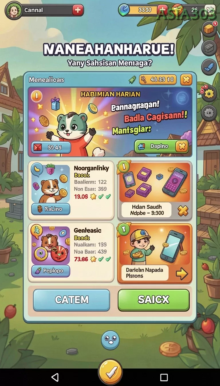 Cuplikan layar LATOTO — pengaturan akun