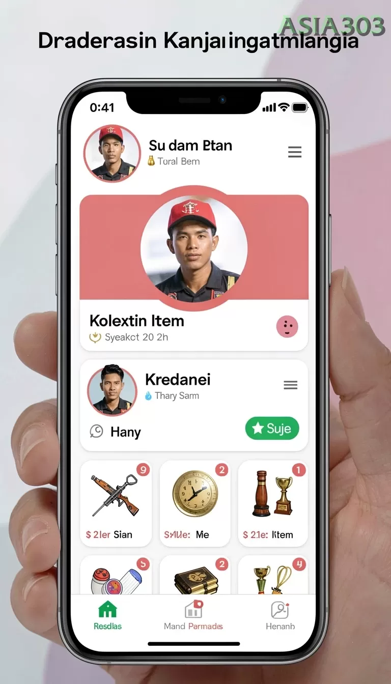 Cuplikan layar 6CF — pengaturan akun
